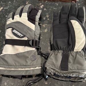 Swany Kids Mittens - Black and Gray